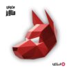 پازل سه بعدی جسپر (3D) - متالایز قرمز - آماده چسباندن!